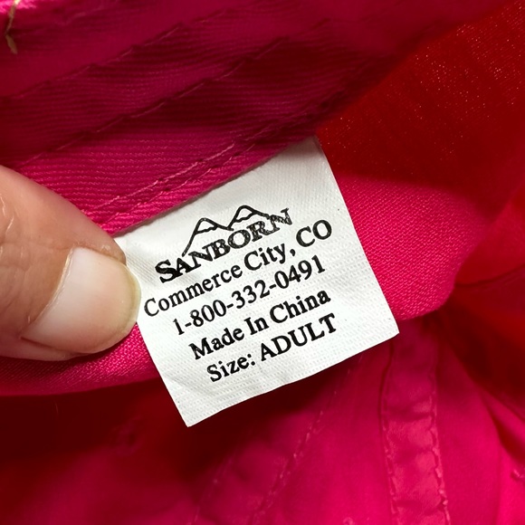 Colorado Embroidered Adjustable Sanborn Baseball Cap in Hot Pink Adult OS - Picture 8 of 11